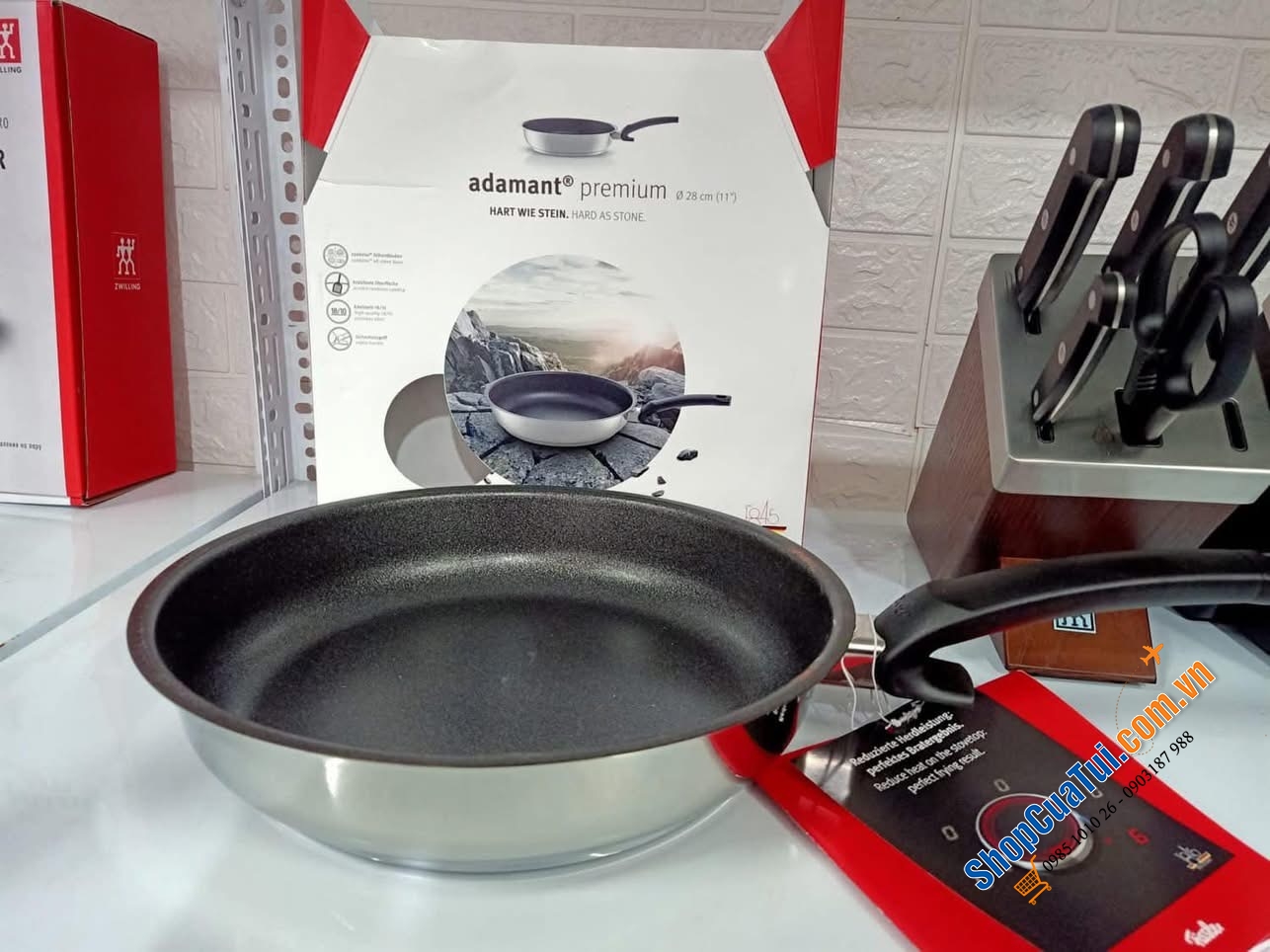 CHẢO FISSLER ADAMANT PREMIUM - size 20, size 28 - Made in Germany.