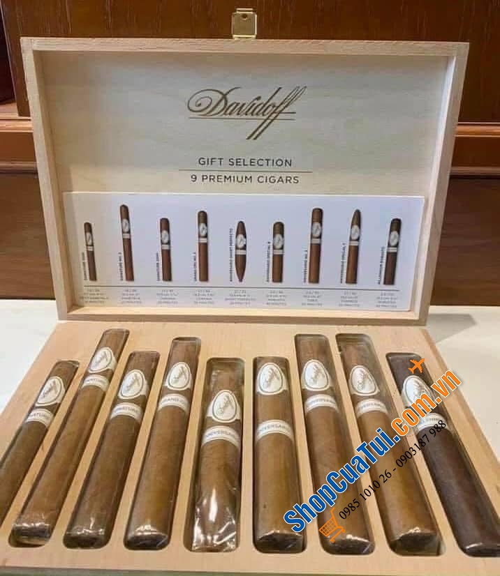 Xì gà Davidoff Premium Selection 9 điếu cogar - Tập hợp những điếu ngon nhất, bán chạy nhất của hãng