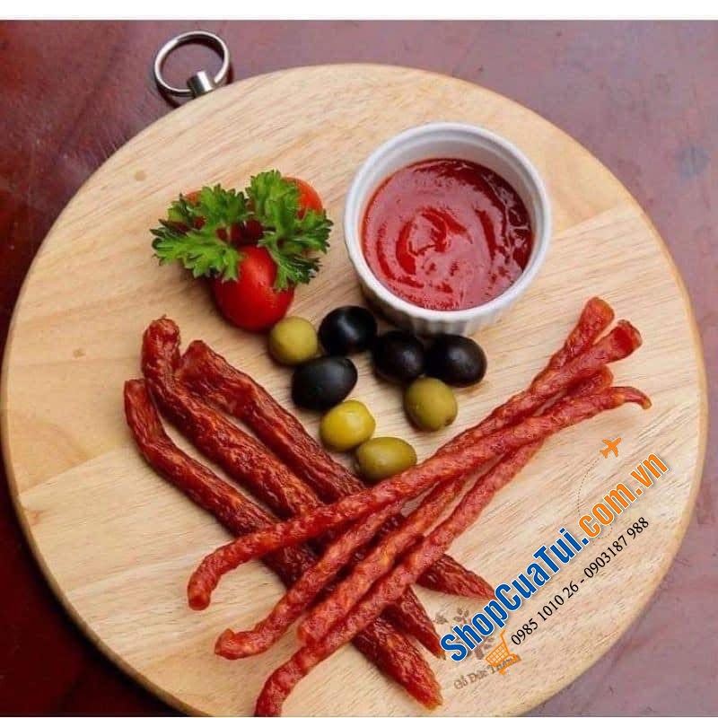 Salami que Tyrolini thịt heo của Đức 90g vị truyền thống hoặc xông khói - Xúc xích khô hàng nội địa Đức ăn vào chỉ mê mẩn, ngon tấm tắc