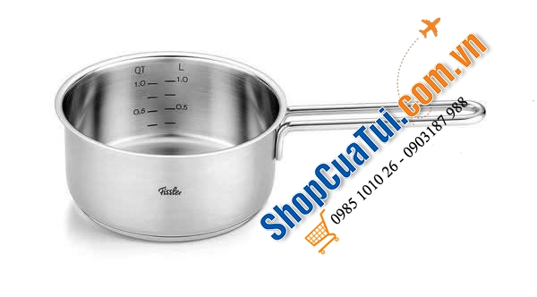 Bộ nồi FISSLER Pure Collection 5 món nắp inox.
