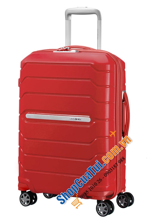 Valy Samsonite Flux Spinner - thế hệ vali polypropylen có khóa kéo hoàn toàn mới đủ 3 size 20, 24, 28 inch