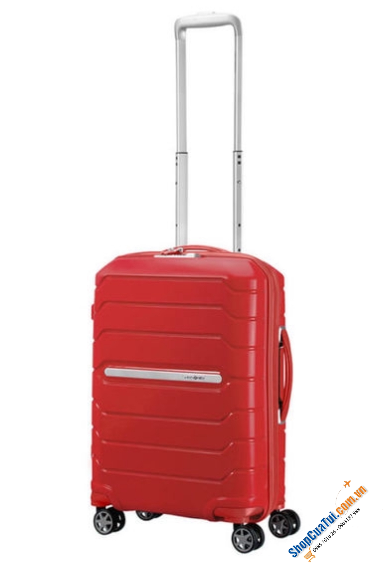 Valy Samsonite Flux Spinner - thế hệ vali polypropylen có khóa kéo hoàn toàn mới đủ 3 size 20, 24, 28 inch