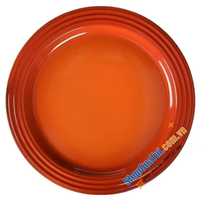 ĐĨA LE CREUSET 27CM DINNER mầu đỏ, cam, hồng