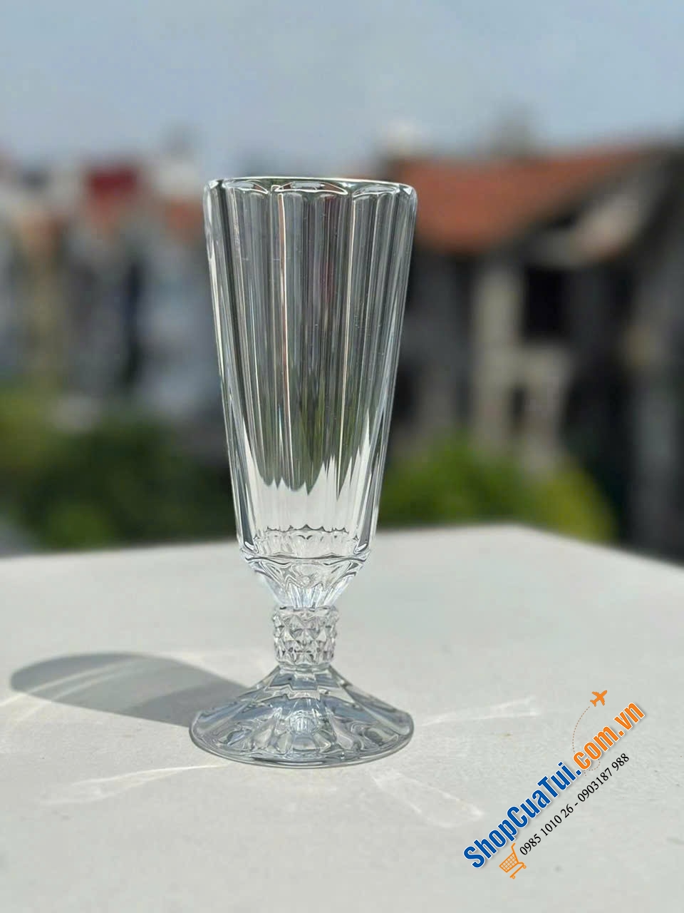 Set 4 Ly vang champagne flute Villeroy Boch 145ml Opera 3789-8130 Made in Germany