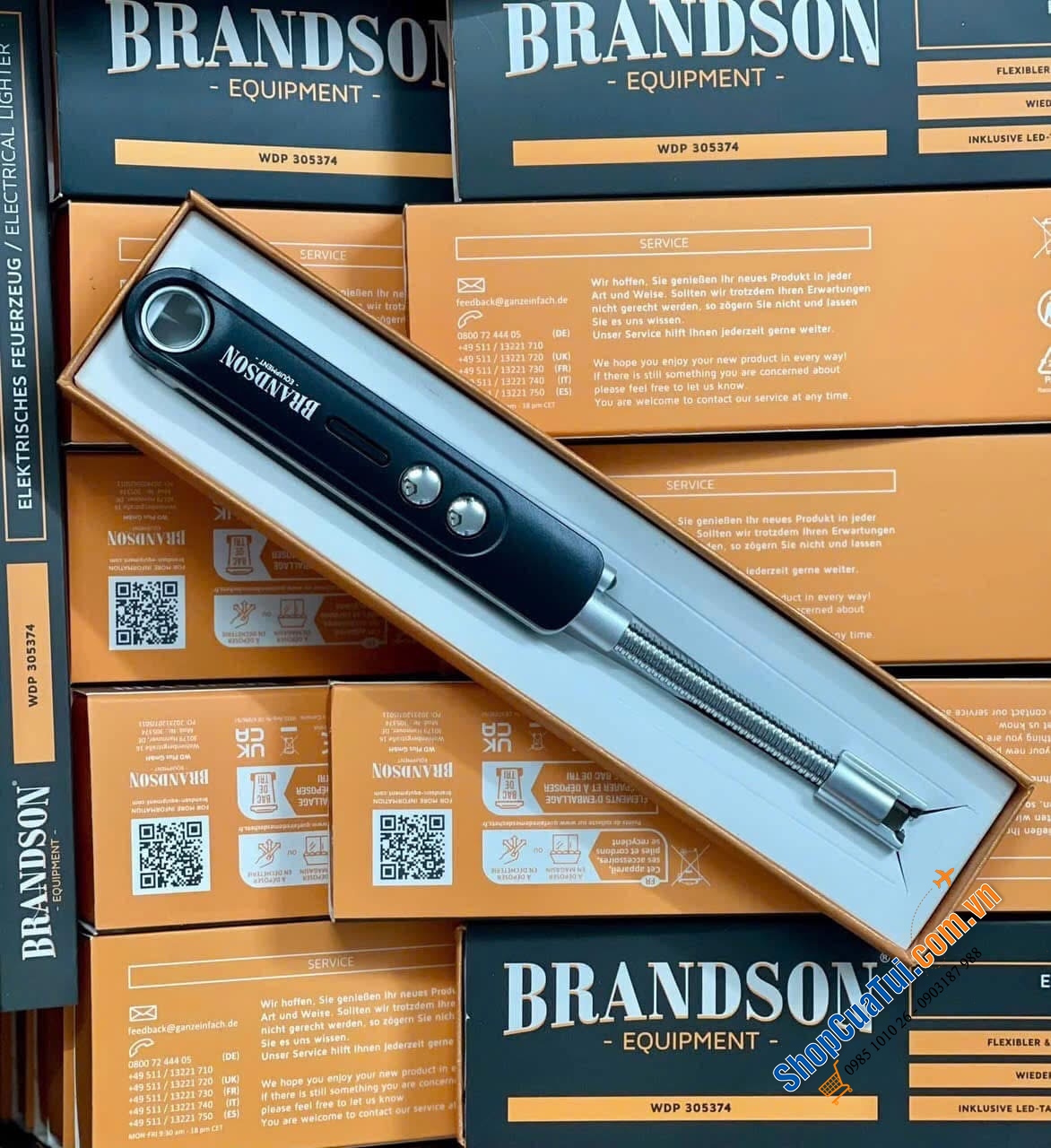 Bật lửa Brandson sạc điện dễ dàng đánh lửa - Bật lửa điện