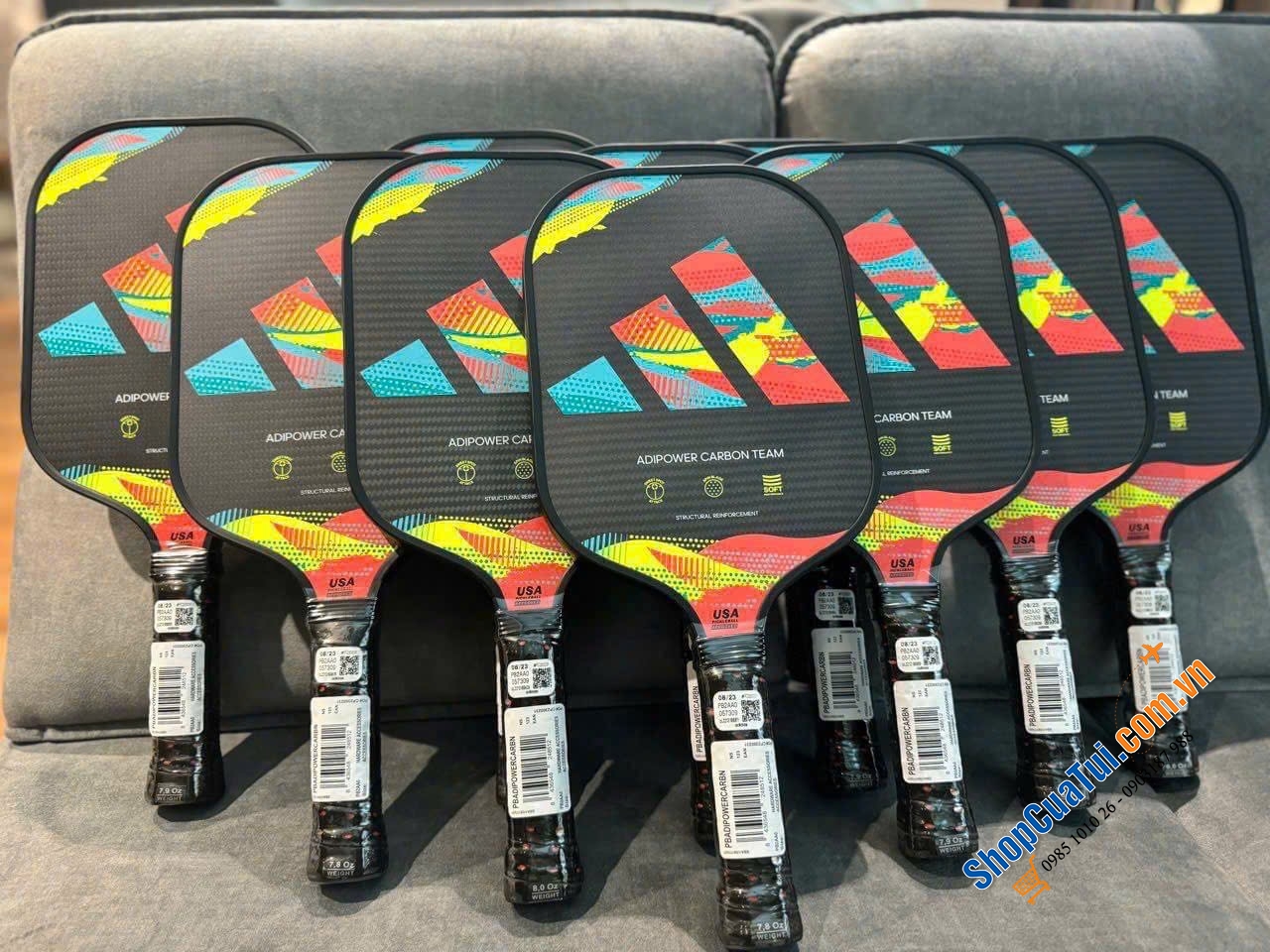 Vợt Pickleball Adidas Adipower Team ATTK2 - Dành cho người chơi ở trình độ trung cấp và nâng cao.