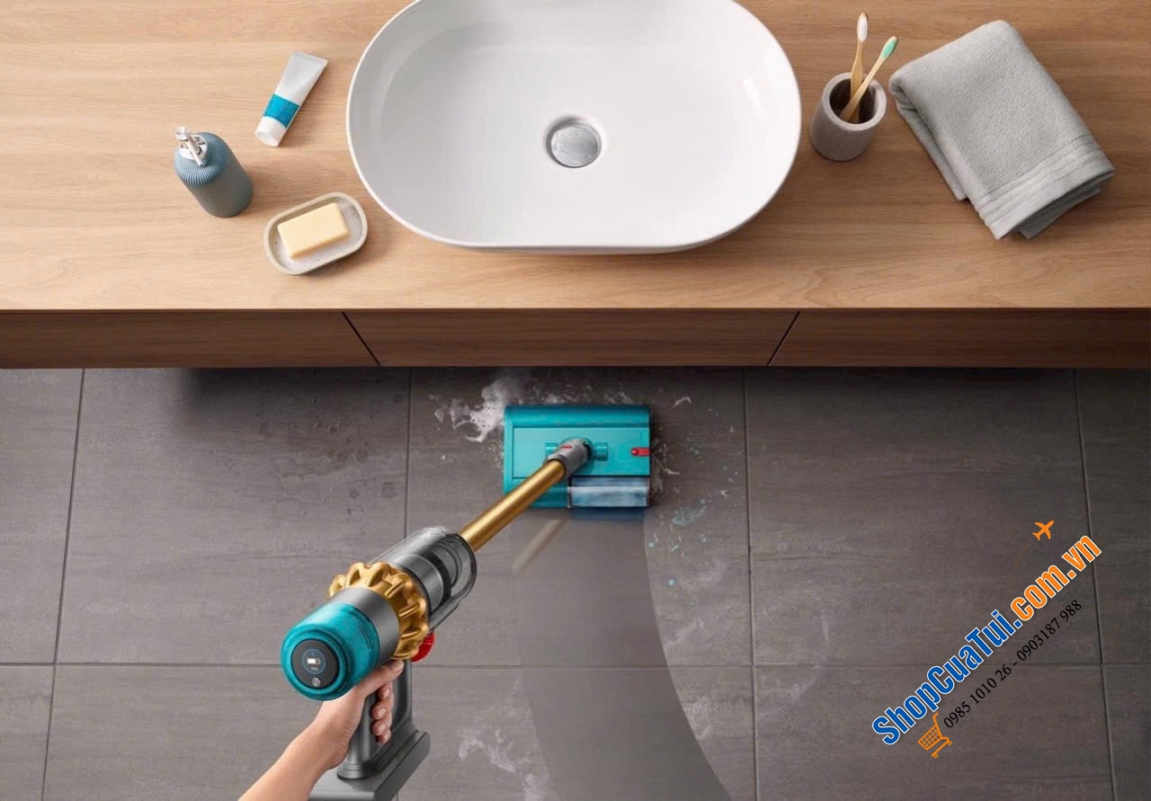 Máy hút bụi, lau nhà 2 in 1 Dyson V15s Detect Submarine™ Complete (Bản HEPA ống vàng xịn nhất) + tặng kèm Dok sàn Dyson Multi trị giá 3 triệu