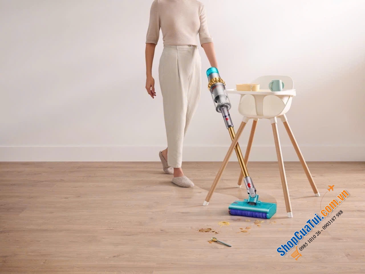 Máy hút bụi, lau nhà 2 in 1 Dyson V15s Detect Submarine™ Complete (Bản HEPA ống vàng xịn nhất) + tặng kèm Dok sàn Dyson Multi trị giá 3 triệu