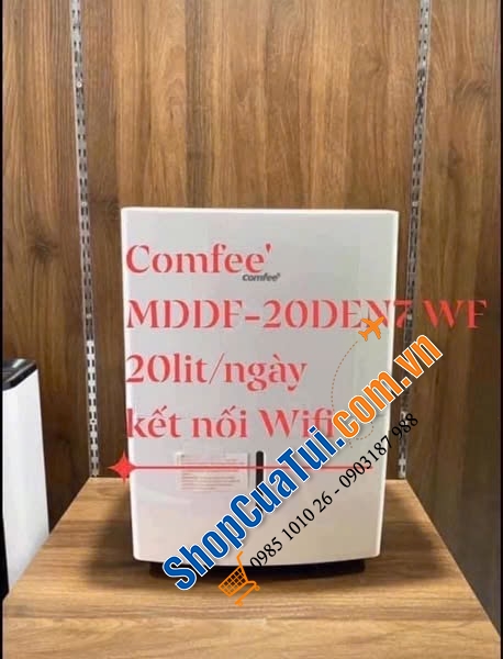 MÁY HÚT ẨM COMFEE MDDF-20DEN7-WF   - CÔNG SUẤT 20L (Tương đương phòng từ 40 - 60m2) - KẾT NỐI APP - WIFI.