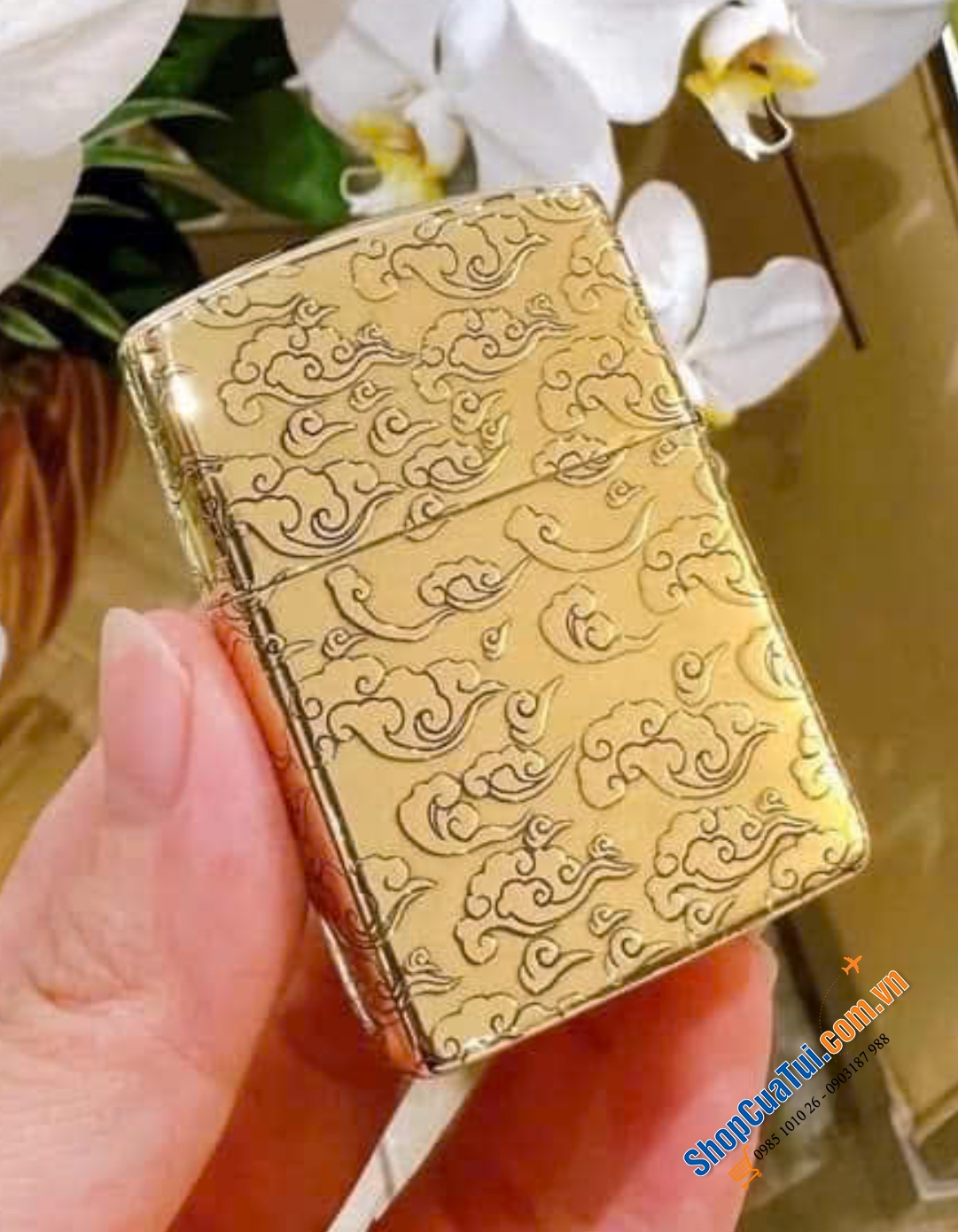 Bật lửa Zippo Rồng vờn mây - Made in USA - Đại diện cho quyền lực, may mắn, thịnh vượng và thăng tiến