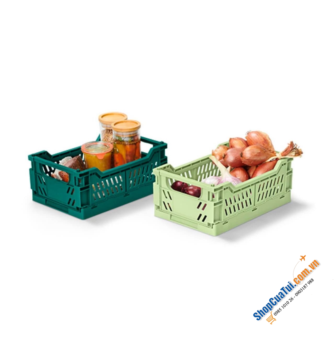 Set 2 Hộp Đựng Gấp Gọn TCHIBO – Giải Pháp Lưu Trữ Hoàn Hảo!