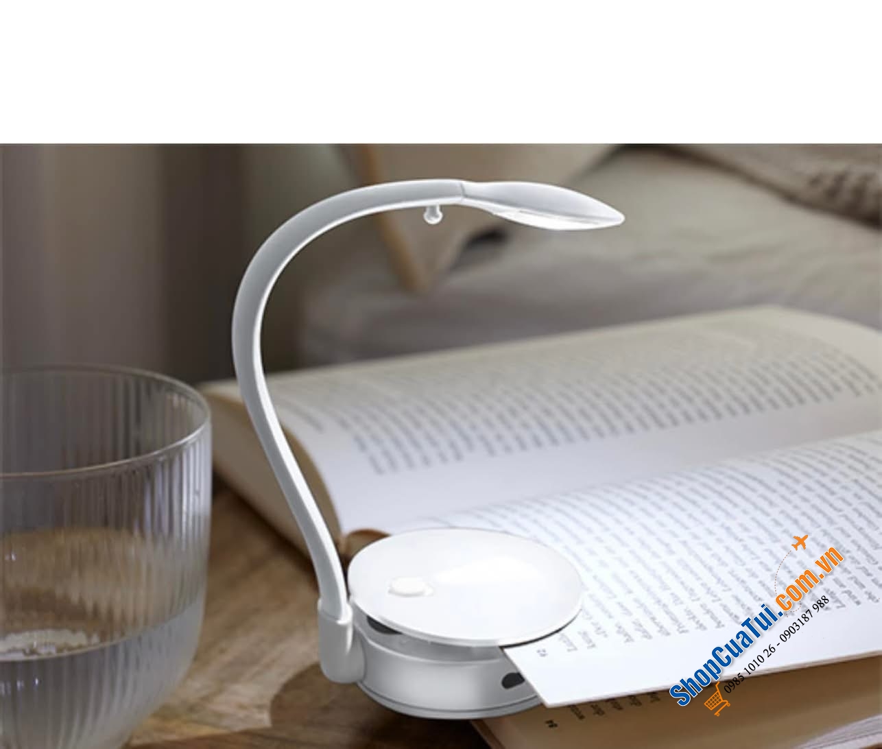 Đèn LED Kẹp Bàn TCHIBO – Nhỏ Gọn, Linh Hoạt, Tiện Lợi!