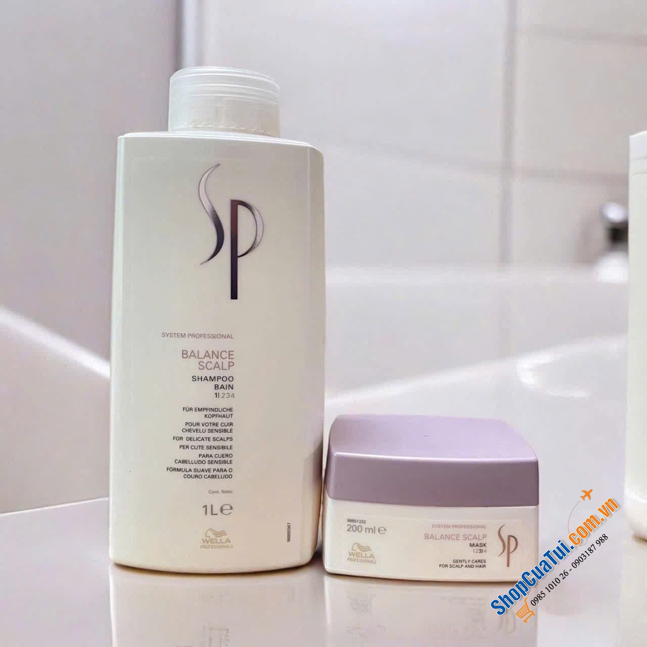 Dầu Gội SP Balance Scalp 1 Lít Cho Da Đầu Nhạy Cảm - CẢI THIỆN DA ĐẦU BẾT DẦU DÀI LÂU & KÍCH THÍCH MỌC TÓC , GIẢM RỤNG