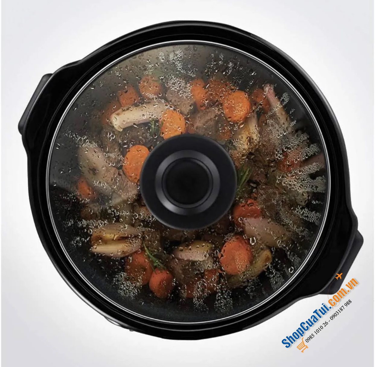 Nồi nấu chậm Russell Hobbs 2 lít 25570-56 Compact Living - Nồi cơ dễ sử dụng , dung tích  2 lít nhỏ gọn tiện lợi