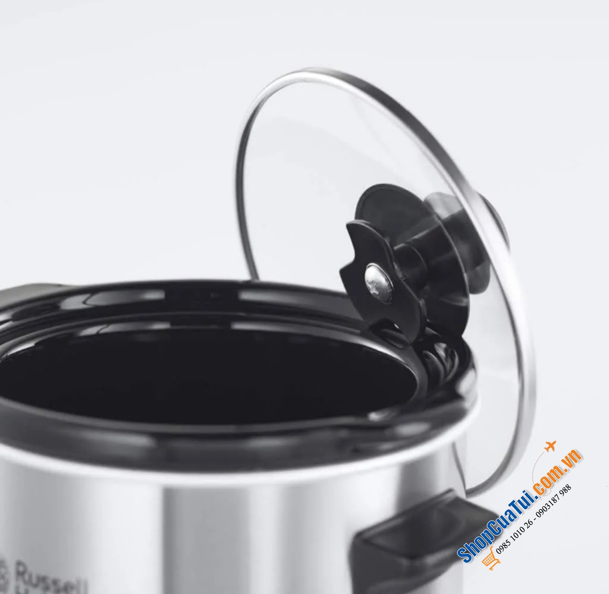 Nồi nấu chậm Russell Hobbs 2 lít 25570-56 Compact Living - Nồi cơ dễ sử dụng , dung tích  2 lít nhỏ gọn tiện lợi