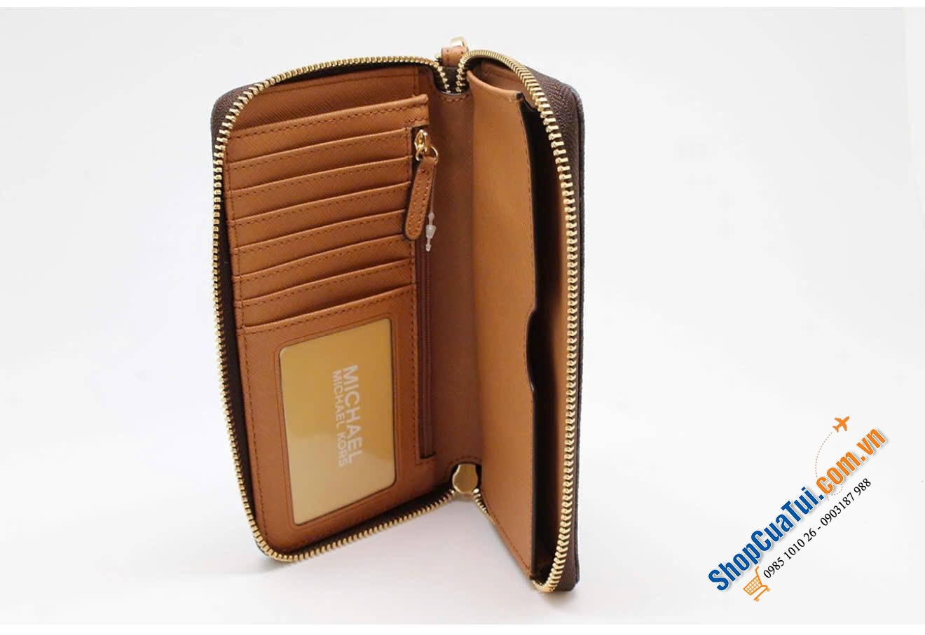 Ví da nữ Michael Kors 17,8 x 11,4 x 3,8 cm