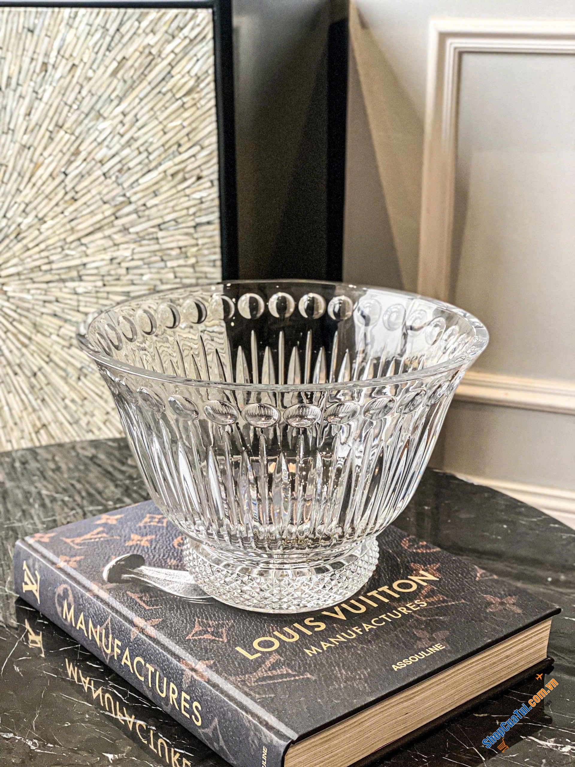 ComBo Lọ Hoa Bohemia Windsor 33cm , Bát Windsor 28cm , chân bồng Windsor 30.5cm.