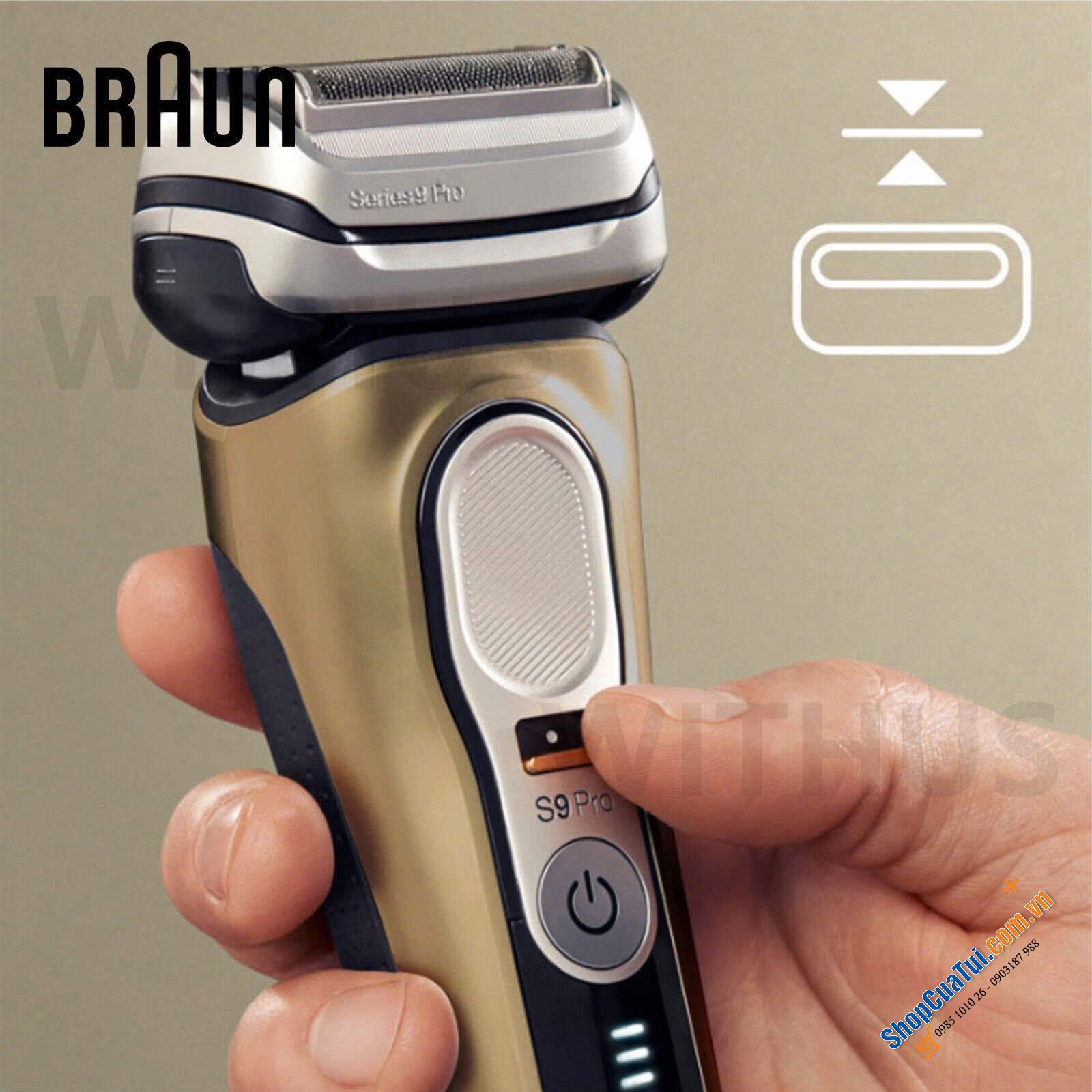 Máy cạo râu Braun Series 9 Pro 9469cc - Made in Germany