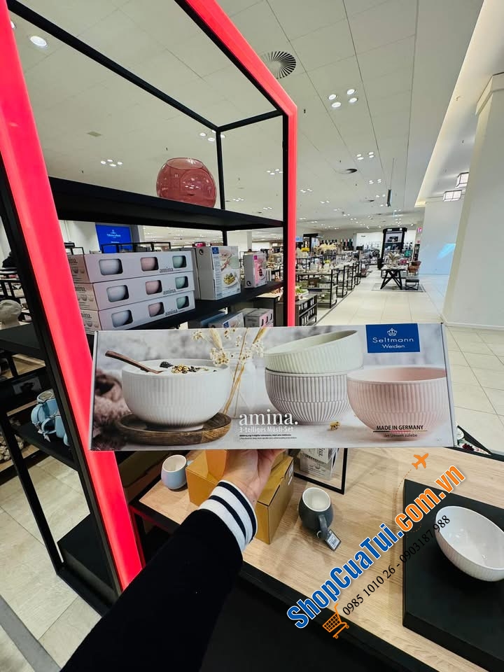 Set 3 Bát Sứ Ăn Bún Phở Cháo Cao Cấp Seltmann Amina – made in Germany - Sang Trọng & Tiện Dụng.