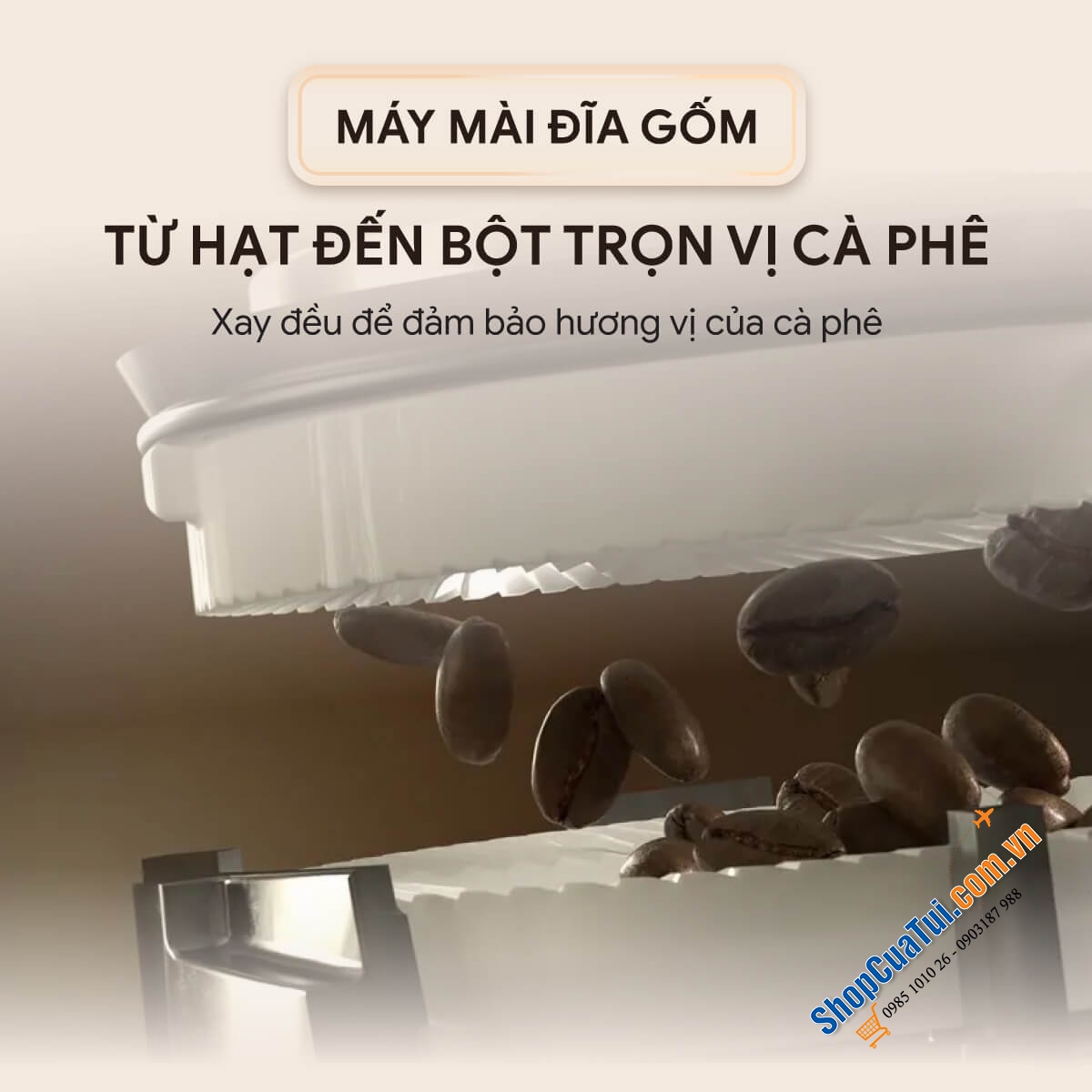 Máy pha cà phê Philips EP2220/10 made in Romania giúp tận hưởng 2 loại cà phê Espresso và cà phê đen cực ngon