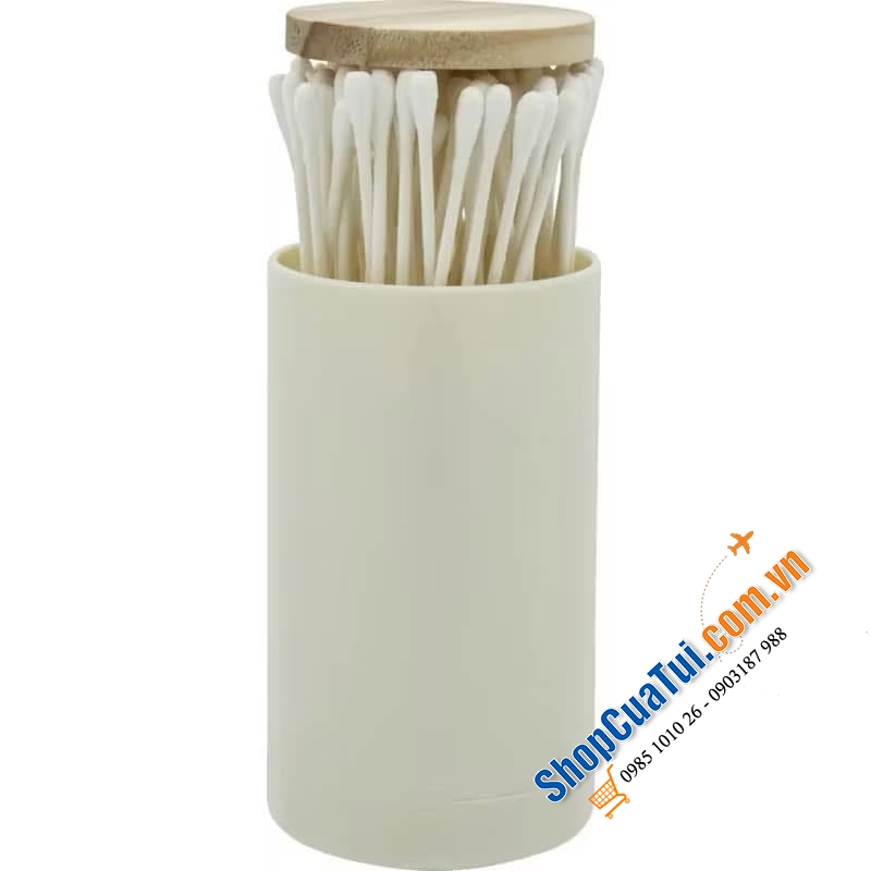 Hộp Đựng Tăm Bông & Tăm Xỉa Răng IDEENWELT NỘI ĐỊA ĐỨC – Gọn Gàng, Thanh Lịch, Tiện Lợi CHỈ BẰNG MỘT ĐỘNG TÁC ẤN.