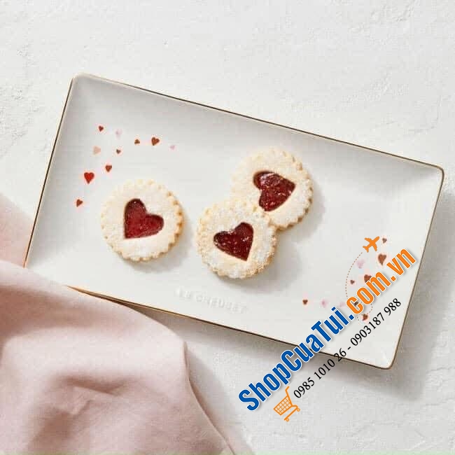 ĐĨA LECREUSET L\\\'Amour Collection HÌNH CHỮ NHẬT.