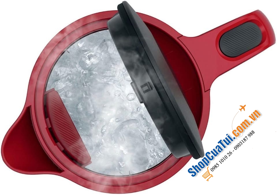 Ấm siêu tốc Bosch TWK2M164 màu đỏ.