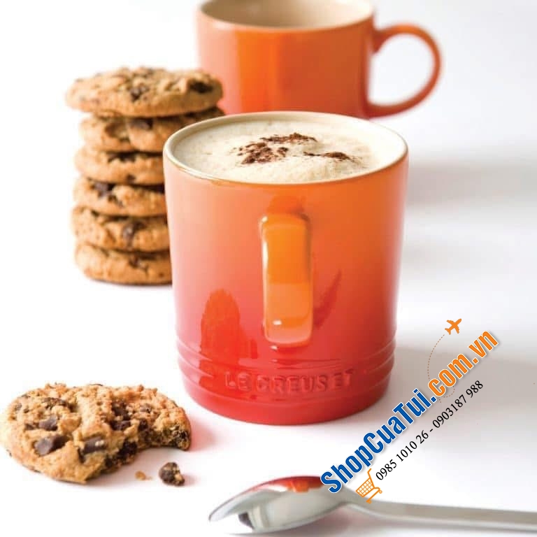 SET 2 CỐC LE CREUSET 100ml & 350ml mầu cam.
