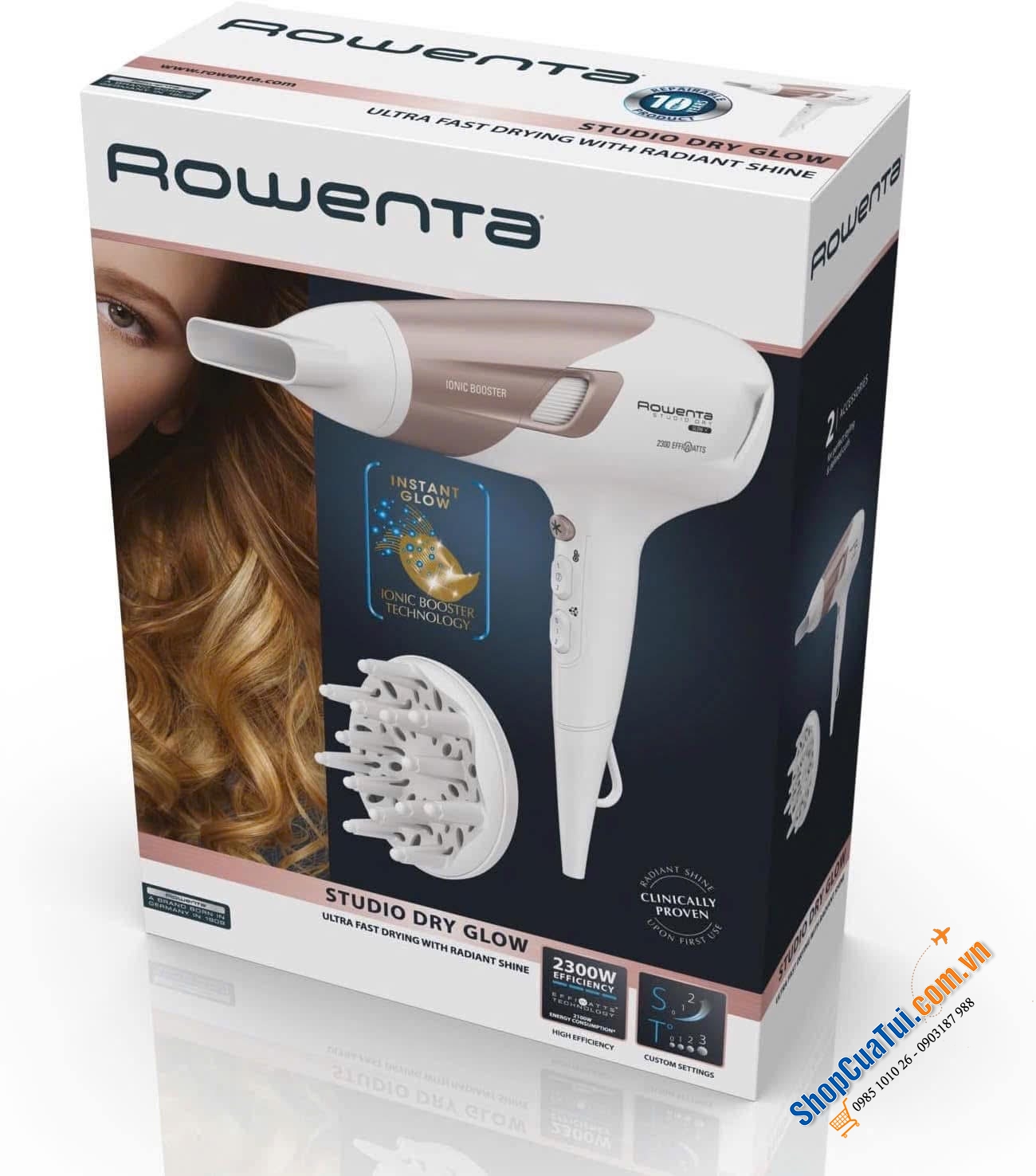 MÁY SẤY TÓC ROWENTA STUDIO DRY GLOW CV5830.