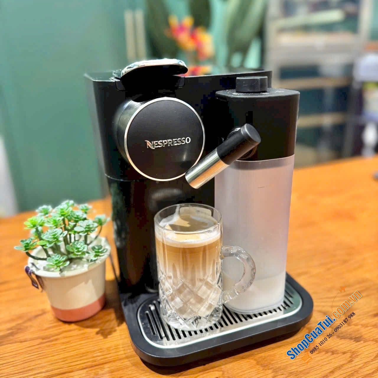 Máy pha Cafe viên nén Delonghi EN640 NESPRESSO Gran Lattissima