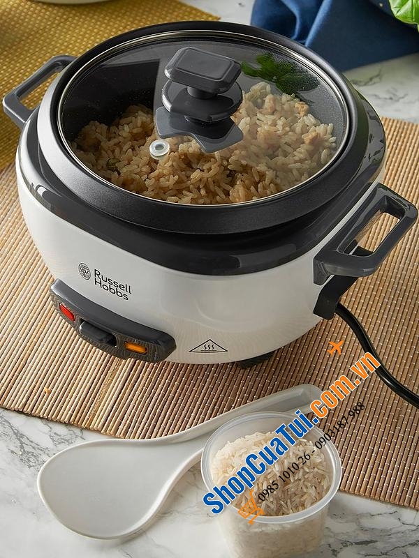 Nồi Cơm Điện Russell Hobbs 27040 Size 2L - Nồi cơ size lớn dành cho 6-10 người