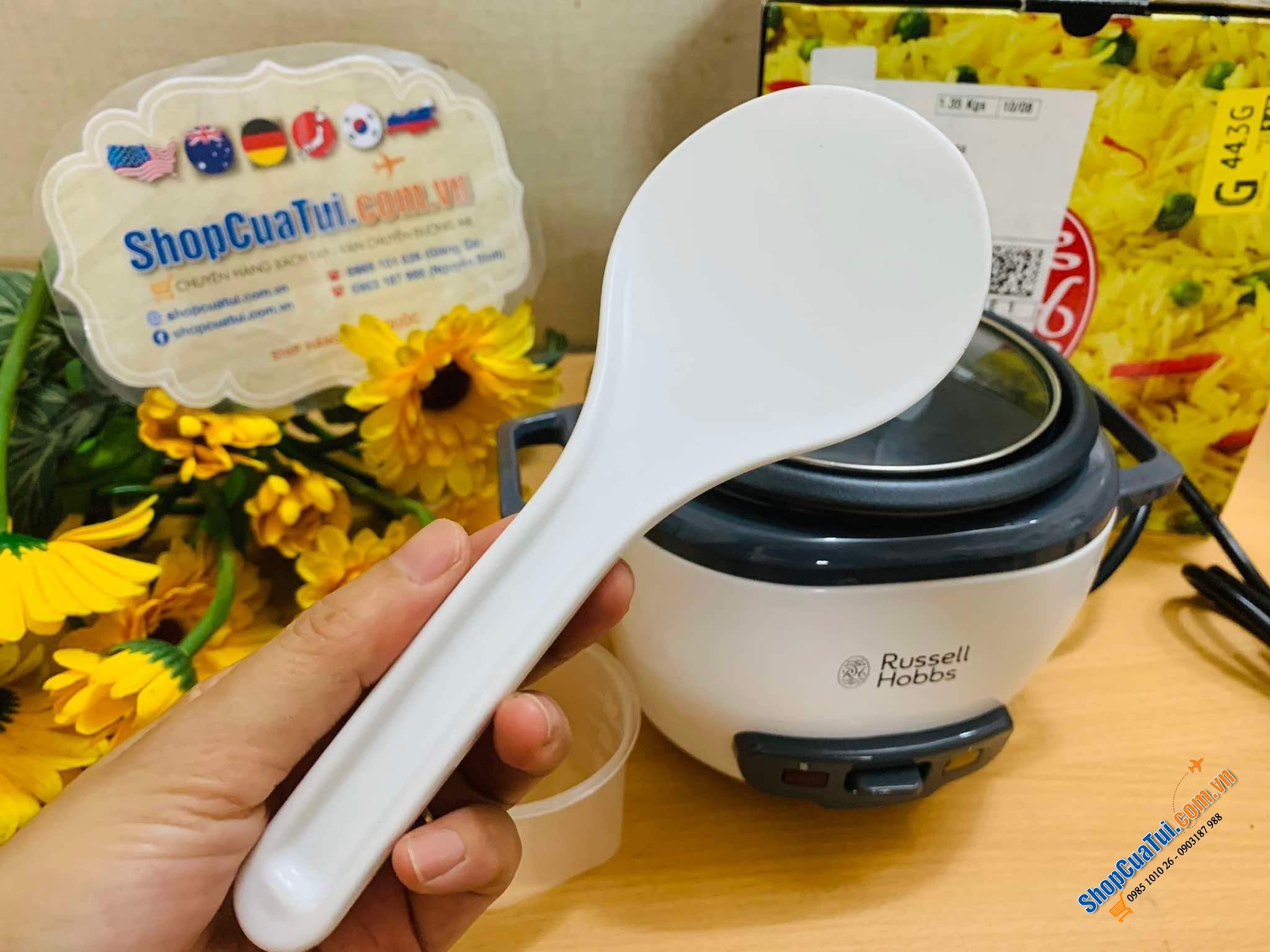 Nồi Cơm Điện Russell Hobbs 27040 Size 2L - Nồi cơ size lớn dành cho 6-10 người
