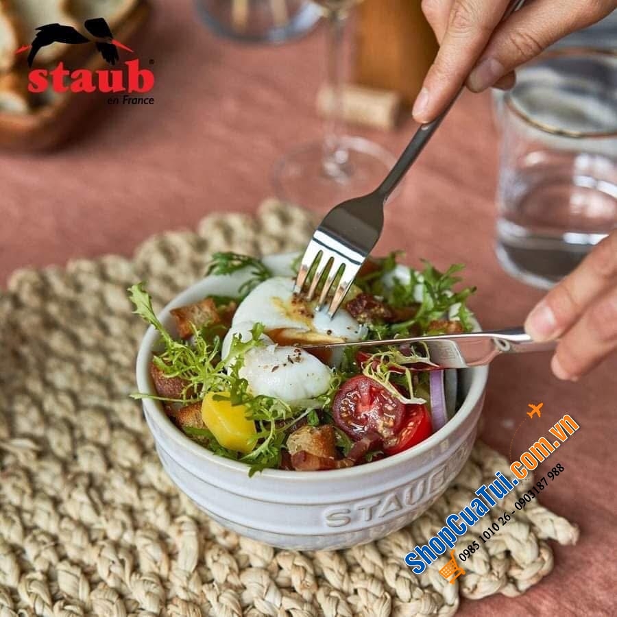 Set 6 bát ăn phở, cháo Staub 14cm - SET 6 BÁT ĂN MÌ STAUB 14CM 0,7L CẦU VỒNG.