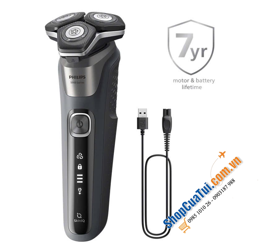 MÁY CẠO RÂU PHILIPS S5000 S5887/50 - Made in Netherlands.