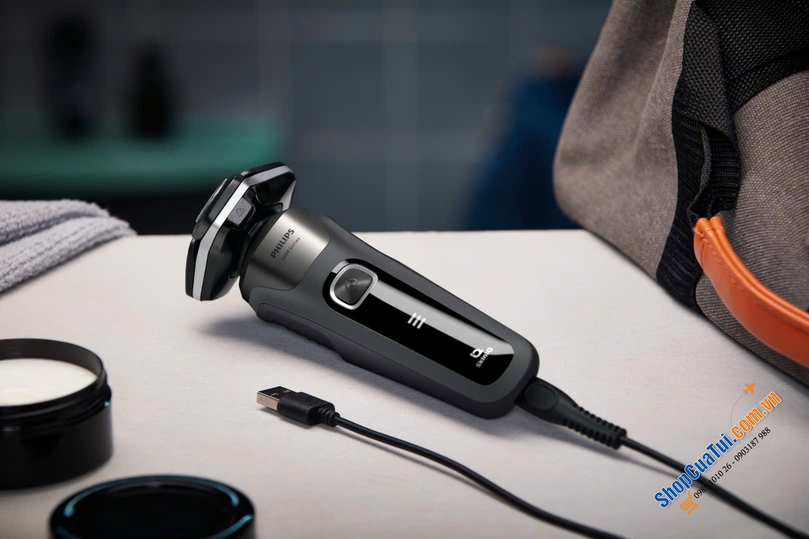 MÁY CẠO RÂU PHILIPS S5000 S5887/50 - Made in Netherlands.