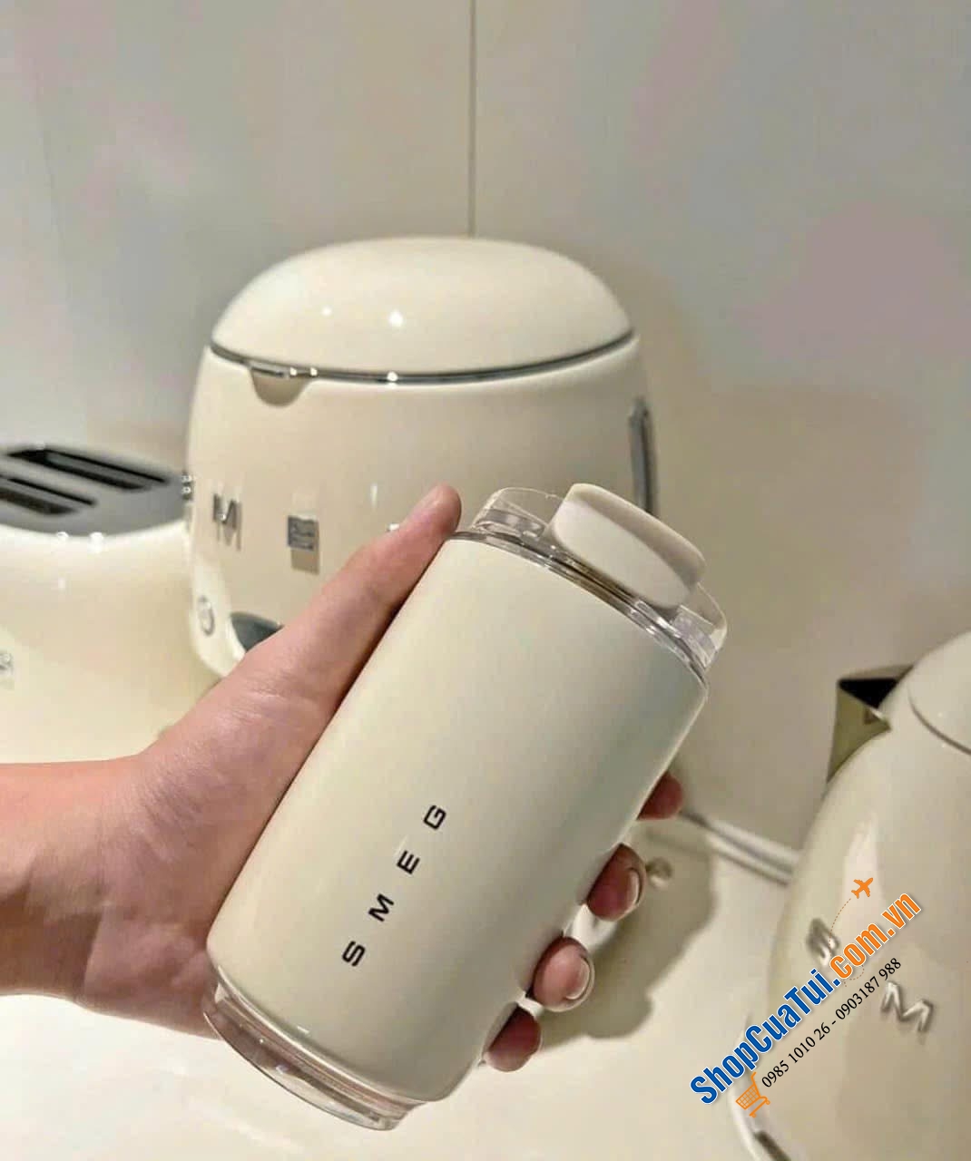 Cốc cafe giữ nhiệt SMEG 300ml.