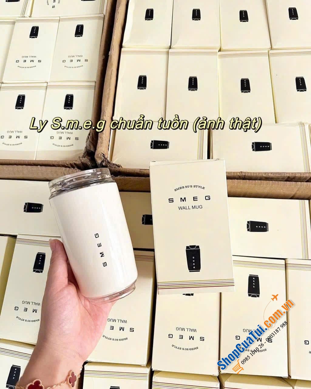 Cốc cafe giữ nhiệt SMEG 300ml.