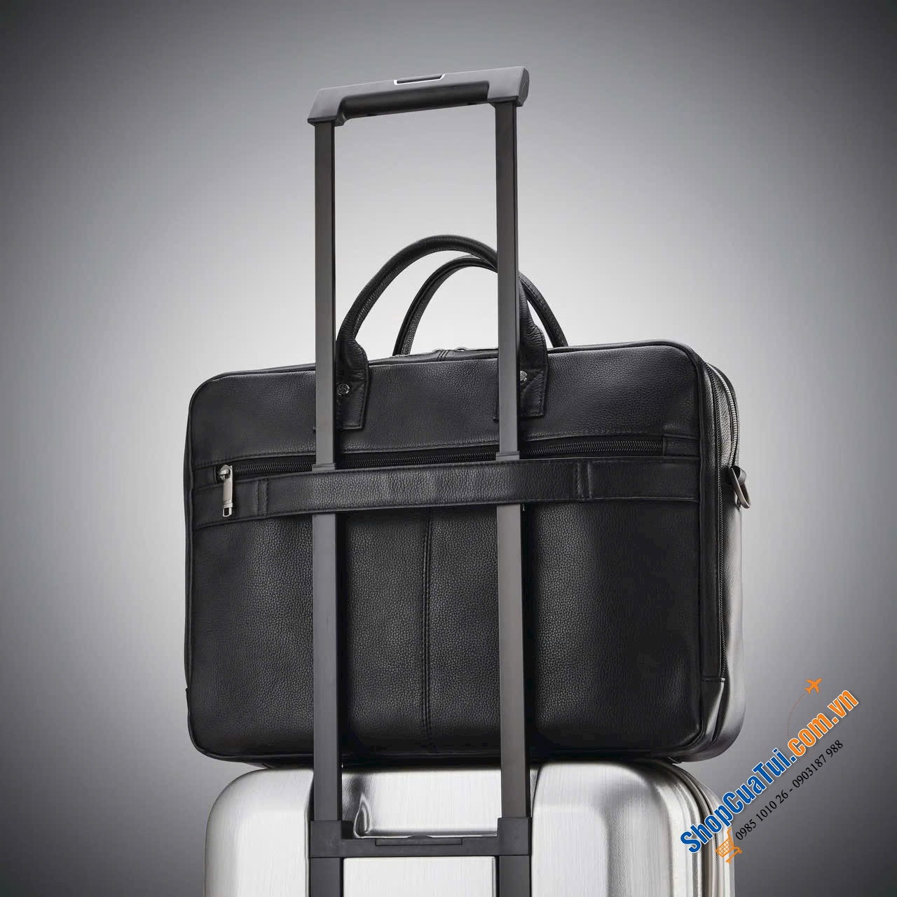 Cặp da doanh nhân Samsonite Classic Leather Toploader.