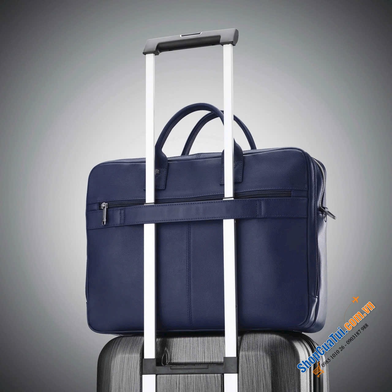 Cặp da doanh nhân Samsonite Classic Leather Toploader.