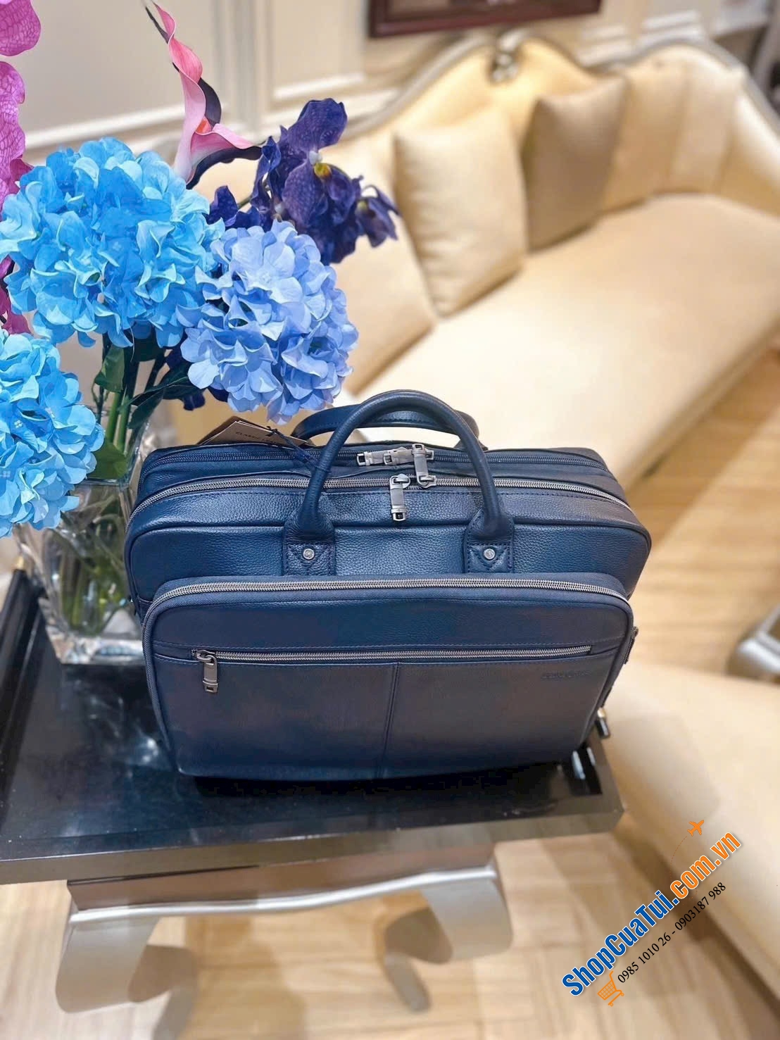 Cặp da doanh nhân Samsonite Classic Leather Toploader.