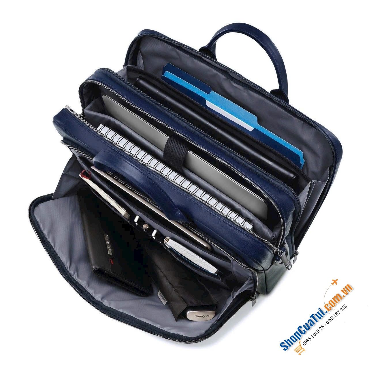 Cặp da doanh nhân Samsonite Classic Leather Toploader.