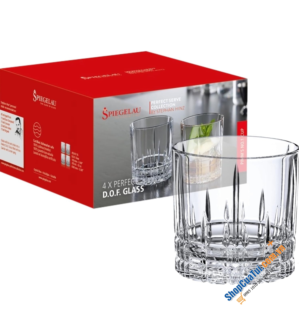 Set 4 cốc Whisky Spiegelau Perfect 270ml - Made in Germany