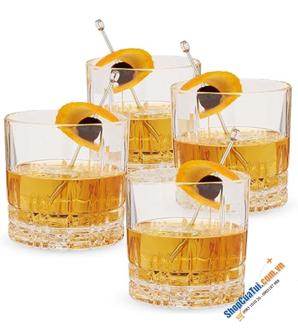 Set 4 cốc Whisky Spiegelau Perfect 270ml - Made in Germany