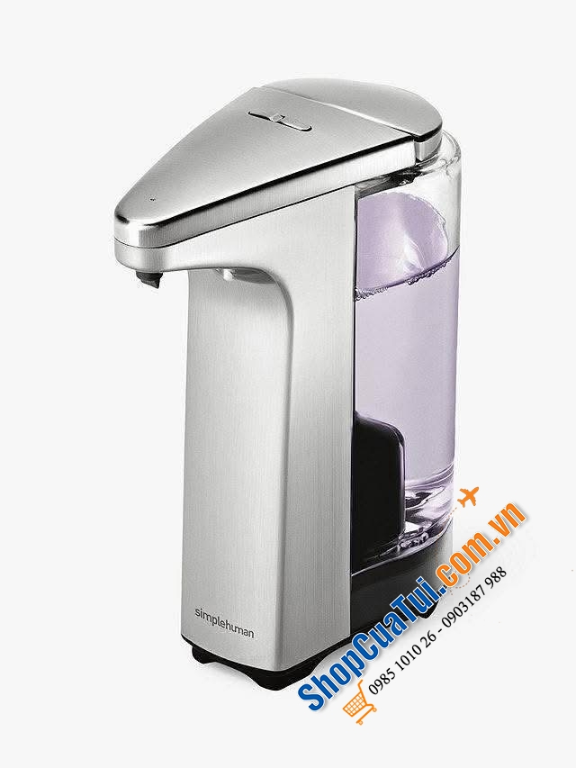 Bình chiết xà phòng cảm ứng SimpleHuman (dòng máy nhả xà phòng xịn xò nhất được ưa chuộng nhất tại châu Âu).
