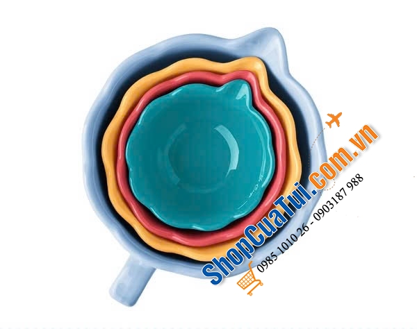 Sét ca đong 4 món The Pioneer Woman Brilliant Blooms.