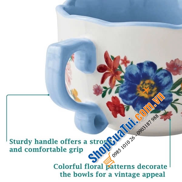 Sét ca đong 4 món The Pioneer Woman Brilliant Blooms.