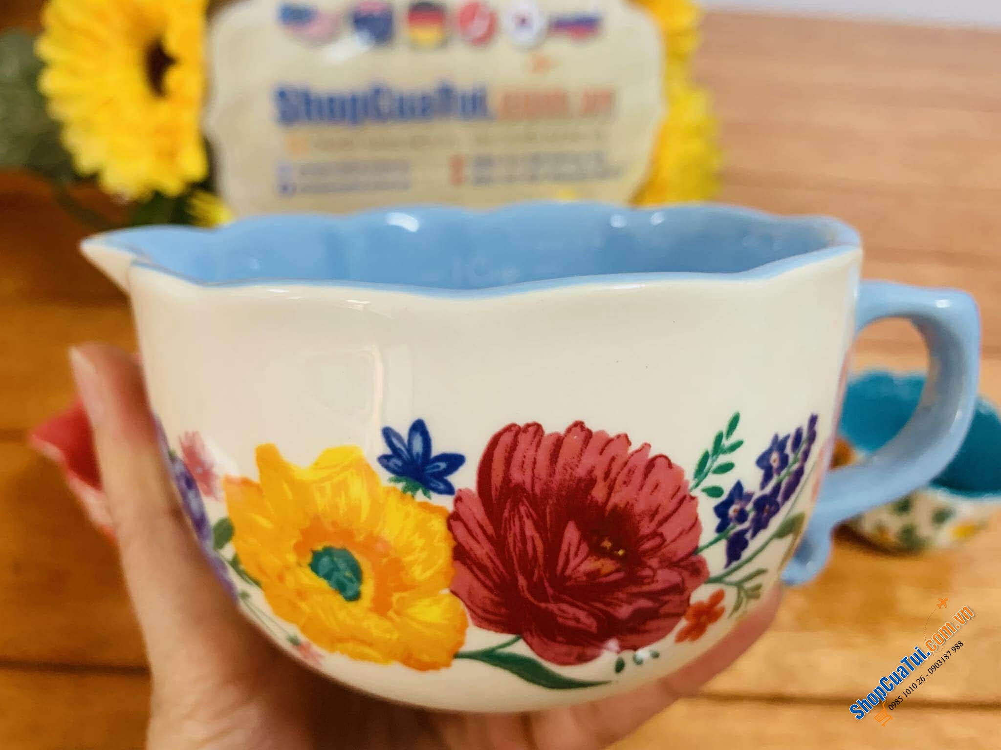 Sét ca đong 4 món The Pioneer Woman Brilliant Blooms.