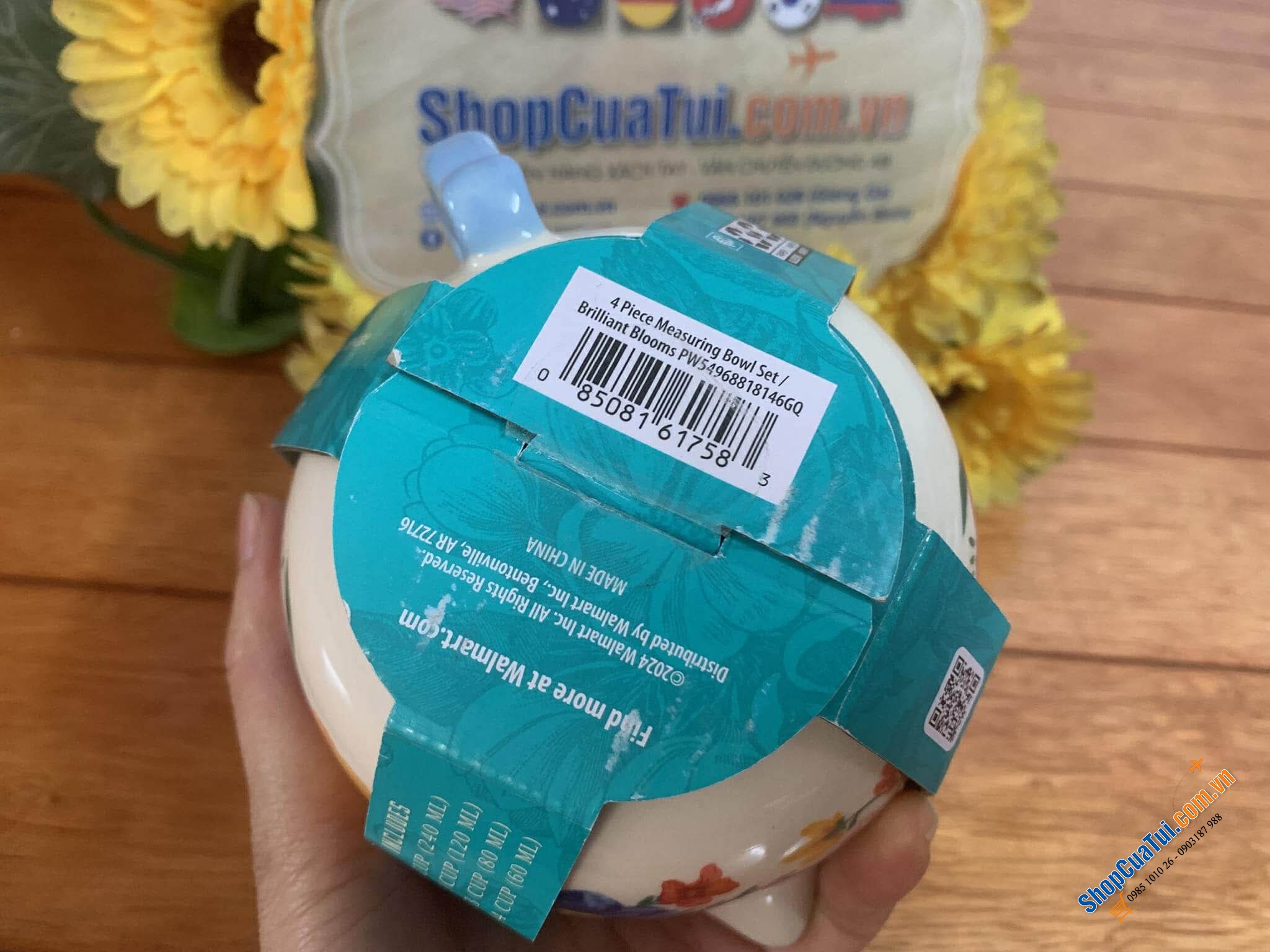 Sét ca đong 4 món The Pioneer Woman Brilliant Blooms.