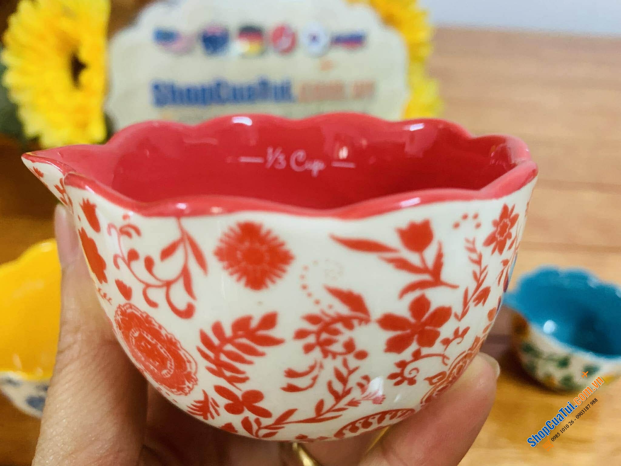 Sét ca đong 4 món The Pioneer Woman Brilliant Blooms.