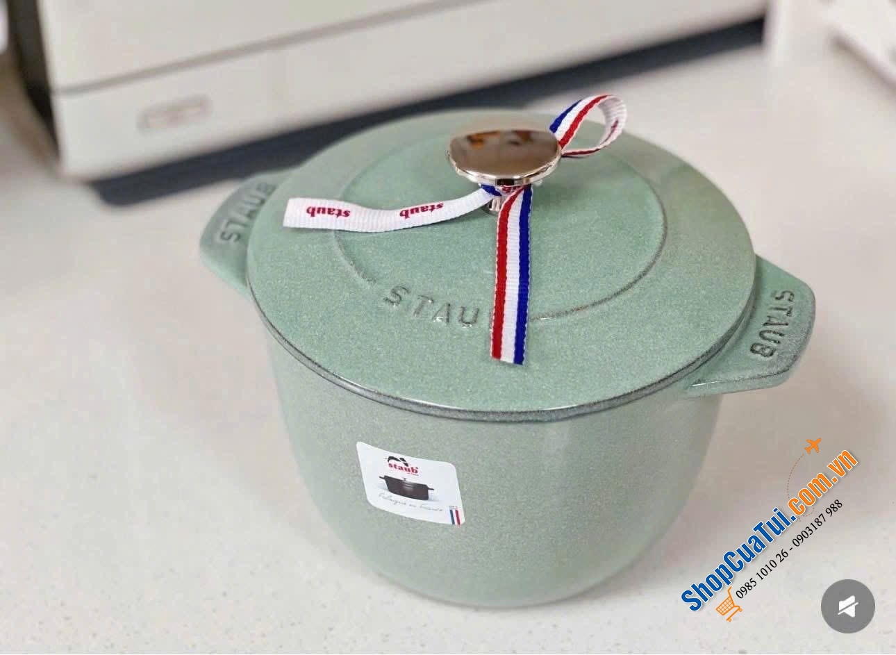 NỒI STAUB GOHAN 16 CM Nectar màu vàng mù tạt 1,75 Lít - Made in France